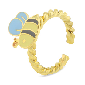 Auf dem Bild zu sehen ist ein Damen Ring mit Biene aus...