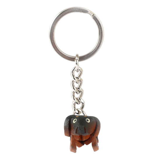 Dackel Schlsselanhnger aus Leder