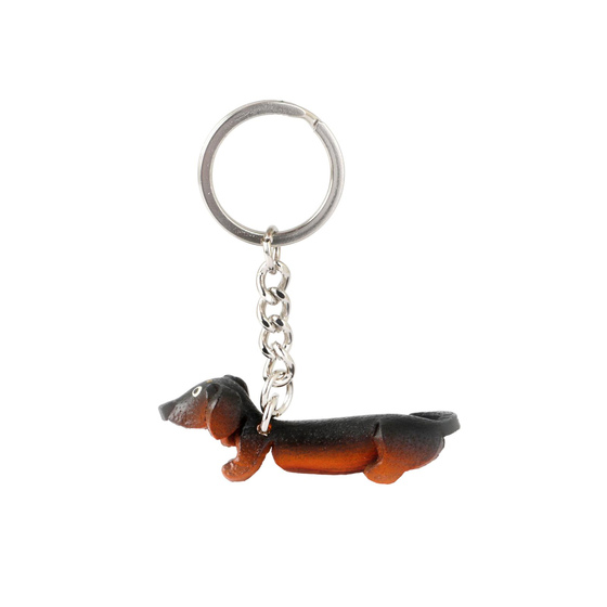 Dackel Schlsselanhnger aus Leder