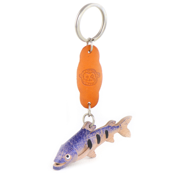 Forellen Schlsselanhnger aus Leder