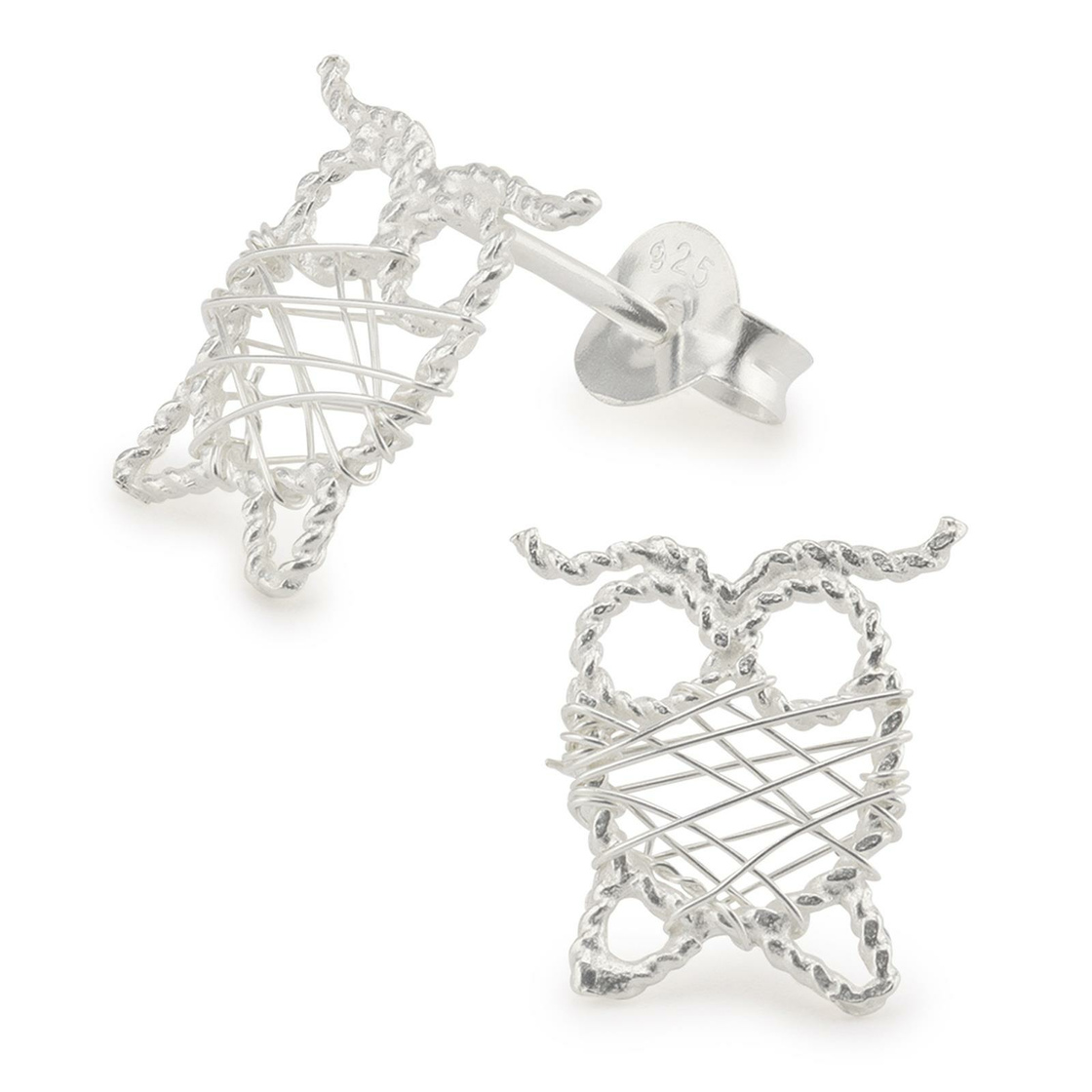 Eulen Damen-Ohrringe aus 925 Silber kaufen | Monkimau, 10,64 €