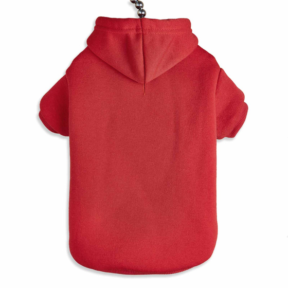 Hundepullover Hoodie f�r kleine Hunde - XS in rot