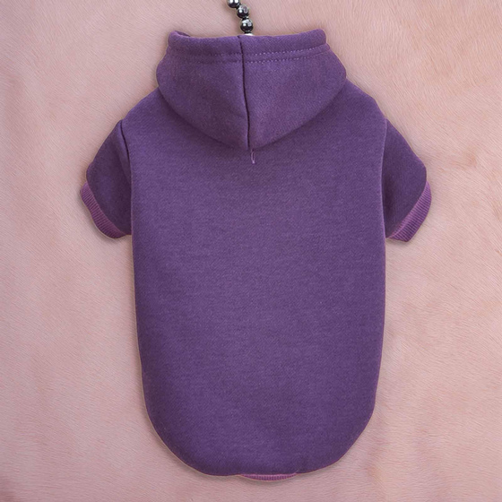 Hundepullover Hoodie fr mittlere Hunde - M in lila
