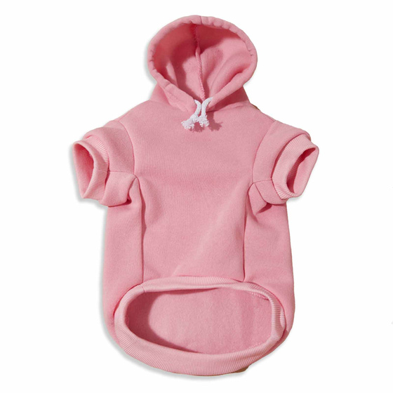 Hundepullover Hoodie mittelgro�e Hunde - L in rosa