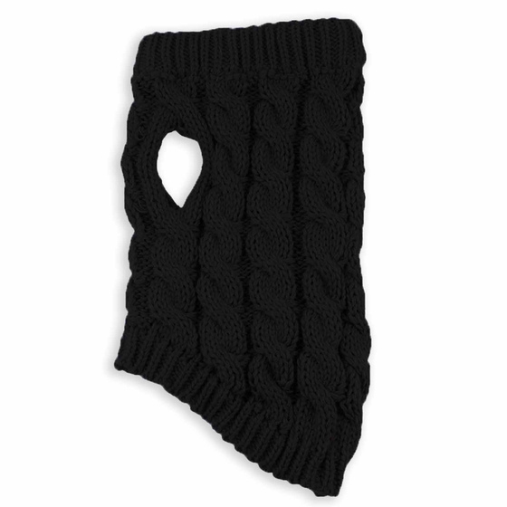 Haustier Pullover f�r Hund und Katze - S Schwarz