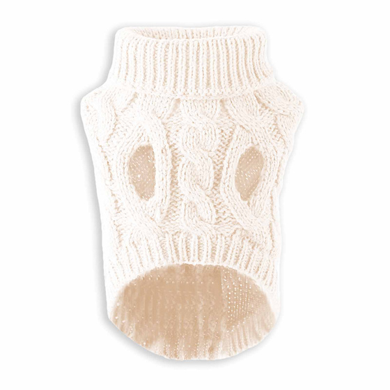 Haustier Pullover fr Hund und Katze - XL Wei