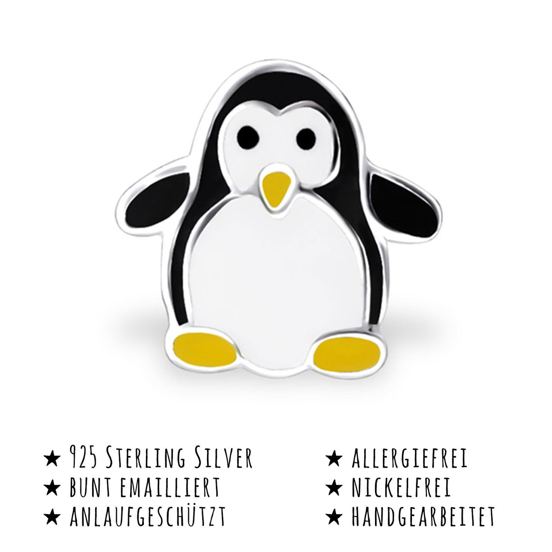 Pinguin Ohrringe aus Silber online kaufen | Monkimau, 14,90 €