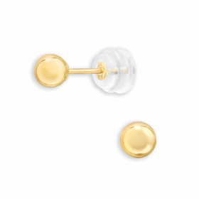 Elegante 4mm 14k Gold Ohrstecker | Hochwertiger...