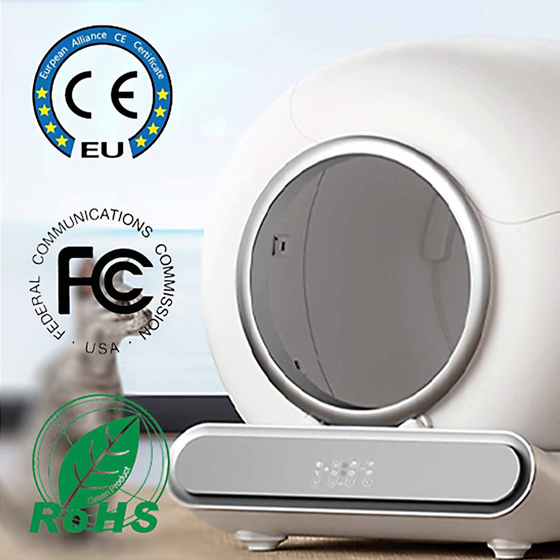 Selbstreinigende Katzentoilette