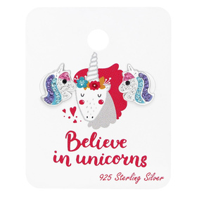 Einhorn Kinder Ohrringe 925 Silber