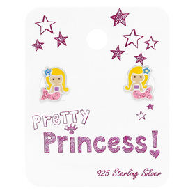 Meerjungfrauen Kinder Ohrringe 925 Silber