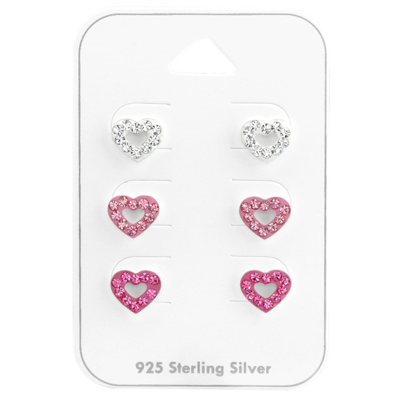 Herz Kinder Schmuckset 925 Silber