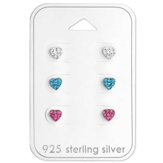 Herz Kinder Schmuckset 925 Silber
