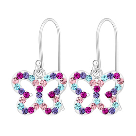 Schmetterling Kinder Ohrhnger Ohrringe 925 Silber