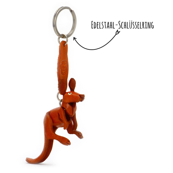 Australien Knguru Schlsselanhnger aus Leder