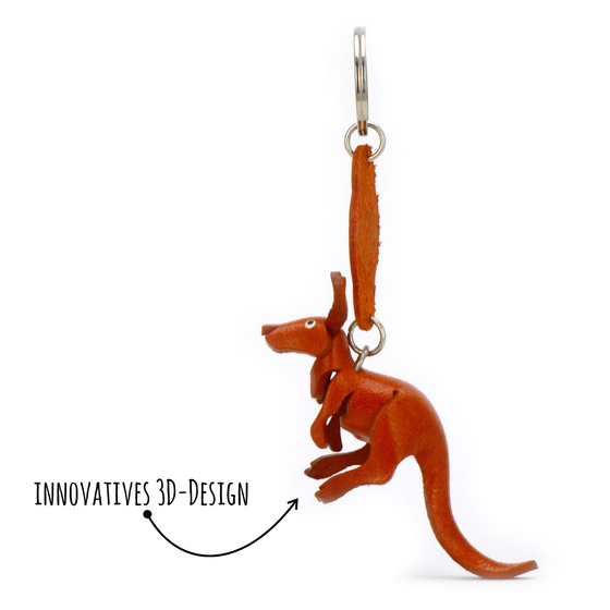 Australien Knguru Schlsselanhnger aus Leder