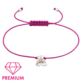 Regenbogen Armband fr Kinder aus 925 Silber