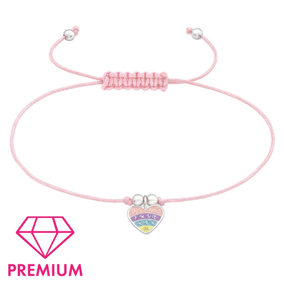 Herz Armband fr Kinder aus 925 Silber