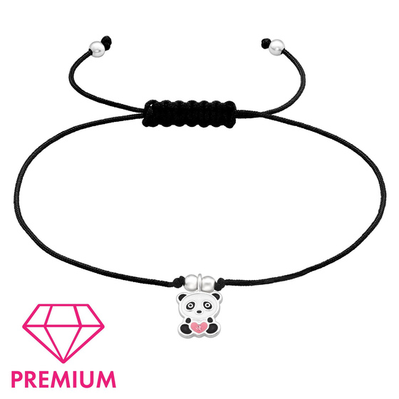 Panda Armband fr Kinder aus 925 Silber