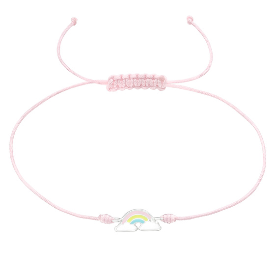 Regenbogen Armband fr Kinder aus 925 Silber