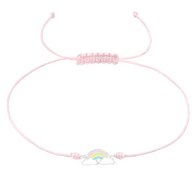 Regenbogen Armband fr Kinder aus 925 Silber