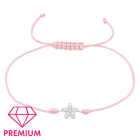 Blume Armband für Kinder aus 925 Silber