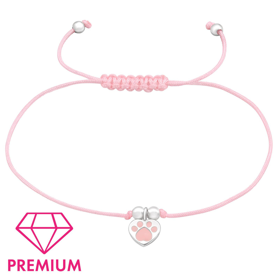 Pfote Armband f?r Kinder aus 925 Silber