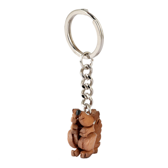 Eichh�rnchen Schl�sselanh�nger aus Leder