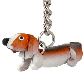 Auf dem Bild zu sehen ist ein mini Dackel Hund aus Leder...