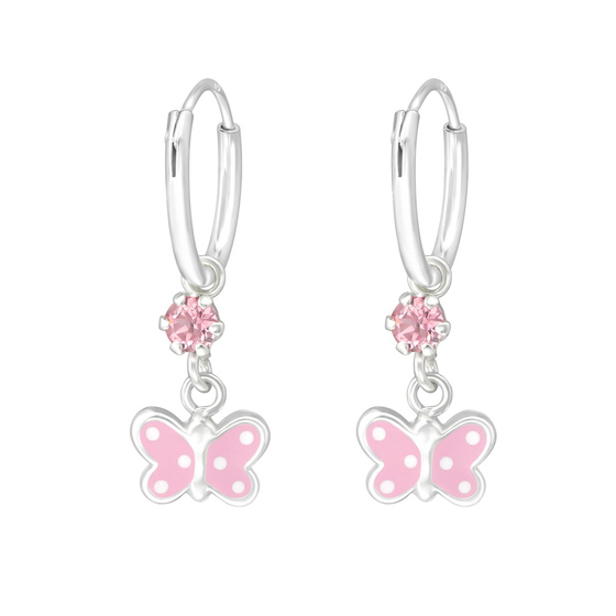 Schmetterling Kinder Ohrhnger Ohrringe 925 Silber