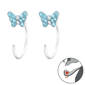 Schmetterling Kinder Ohrh�nger Ohrringe 925 Silber