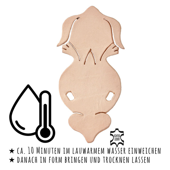 Pinguin DIY Figur aus Leder