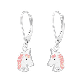Einhorn Kinder Ohrh�nger Ohrringe 925 Silber