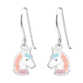 Einhorn Kinder Ohrh�nger Ohrringe 925 Silber