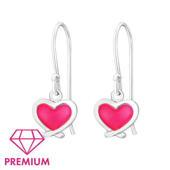 Herz Kinder Ohrh�nger Ohrringe 925 Silber