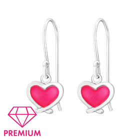 Herz Kinder Ohrh�nger Ohrringe 925 Silber