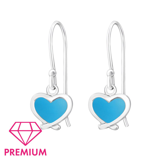 Herz Kinder Ohrhnger Ohrringe 925 Silber