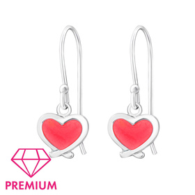 Herz Kinder Ohrh�nger Ohrringe 925 Silber