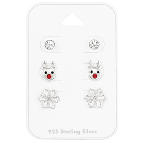 Weihnachten Kinder Schmuckset 925 Silber