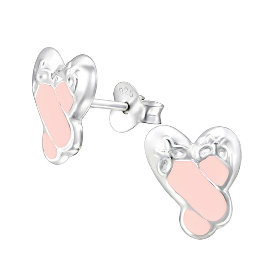 Schuh Kinder Ohrringe 925 Silber