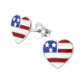 USA Kinder Ohrringe 925 Silber