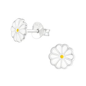 Blume Kinder Ohrringe 925 Silber