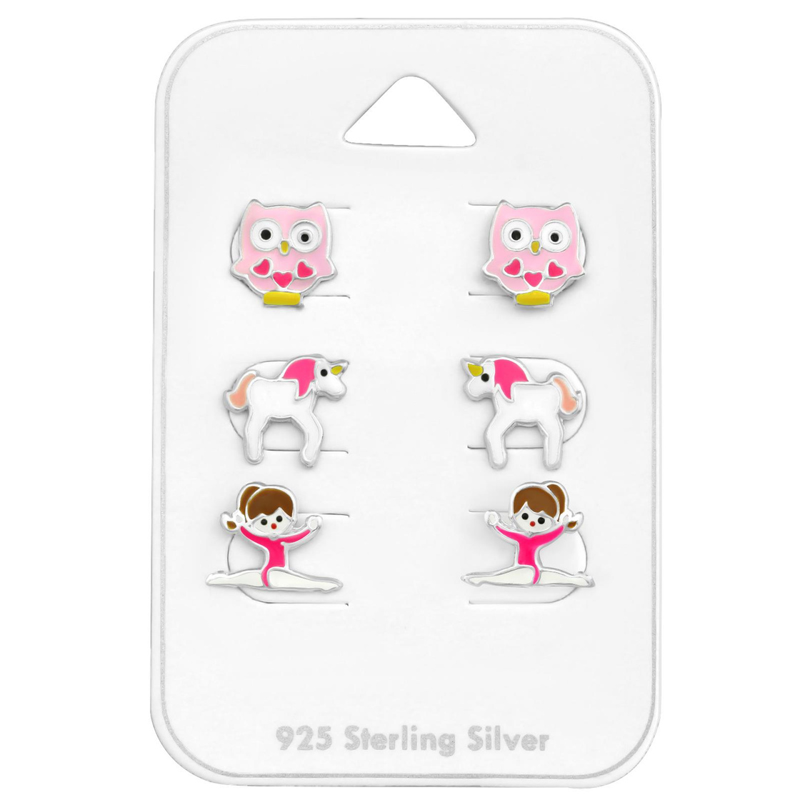 Rosa Kinder Schmuckset 925 Silber