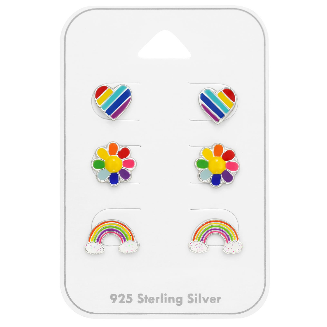 Blume Kinder Schmuckset 925 Silber