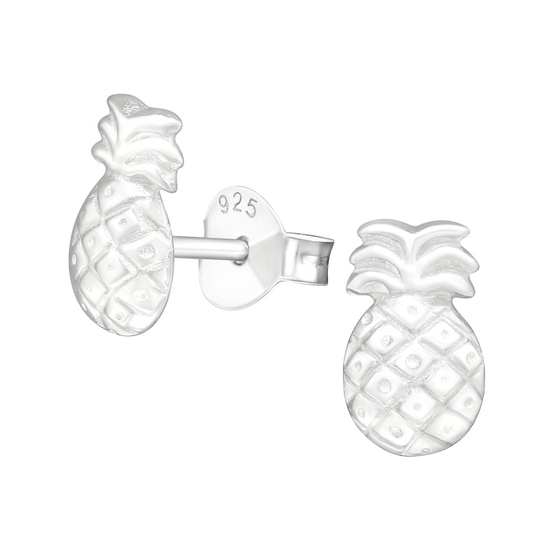 Ananas Kinder Ohrringe 925 Silber