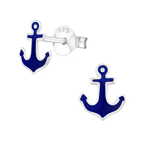 Anker Kinder Ohrringe 925 Silber