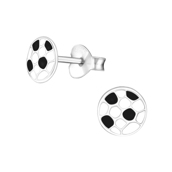 Fuball Kinder Ohrringe 925 Silber