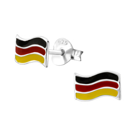 Deutschland Kinder Ohrringe 925 Silber