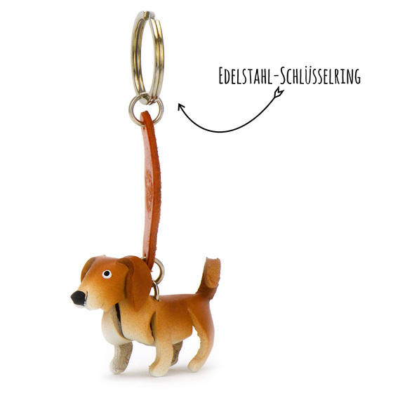 Labrador Retriever Schlsselanhnger aus Leder