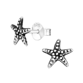 Seestern Kinder Ohrringe 925 Silber